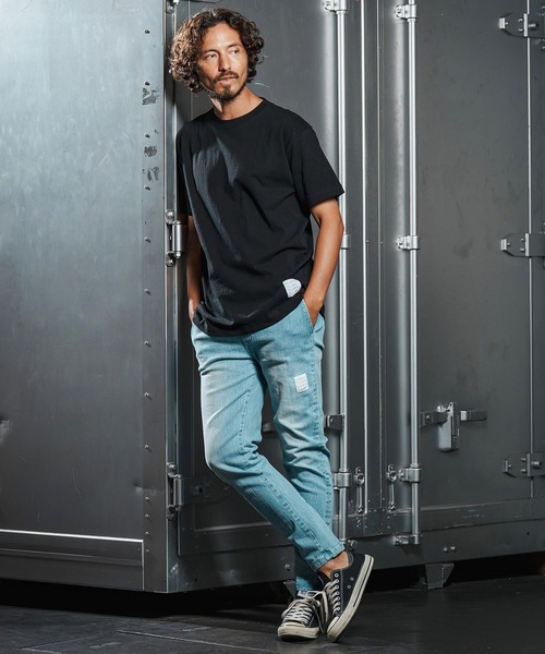 wjk reluxe（ダブルジェーケーリラックス）の「mt9880-open end yarn short sleeve cut sew Tシャツ(WR25W-29)（Tシャツ/カットソー・メンズ・バーガンディー/ホワイト/ブラック・XL/L/M/S）」の17枚目の写真