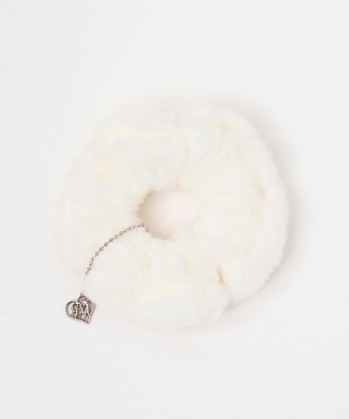 repipi armario（レピピ アルマリオ）の「RAファーシュシュ（シュシュ・キッズ・グレー/ブルー/ホワイト/ピンク・FREE）」の15枚目の写真