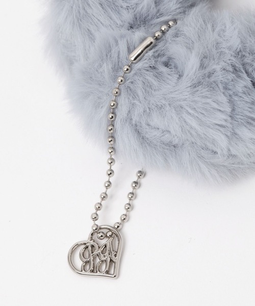 repipi armario（レピピ アルマリオ）の「RAファーシュシュ（シュシュ・キッズ・グレー/ブルー/ホワイト/ピンク・FREE）」の10枚目の写真