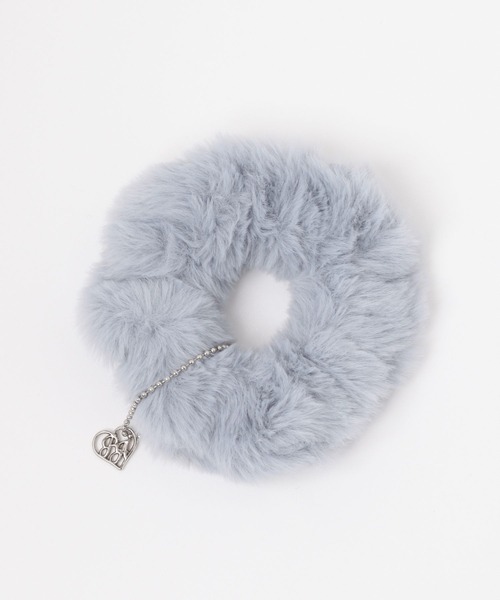 repipi armario（レピピ アルマリオ）の「RAファーシュシュ（シュシュ・キッズ・グレー/ブルー/ホワイト/ピンク・FREE）」の11枚目の写真