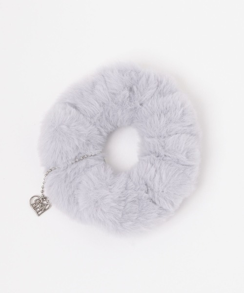 repipi armario（レピピ アルマリオ）の「RAファーシュシュ（シュシュ・キッズ・グレー/ブルー/ホワイト/ピンク・FREE）」の12枚目の写真