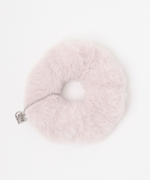 repipi armario（レピピ アルマリオ）の「RAファーシュシュ（シュシュ・キッズ・グレー/ブルー/ホワイト/ピンク・FREE）」の8枚目の写真