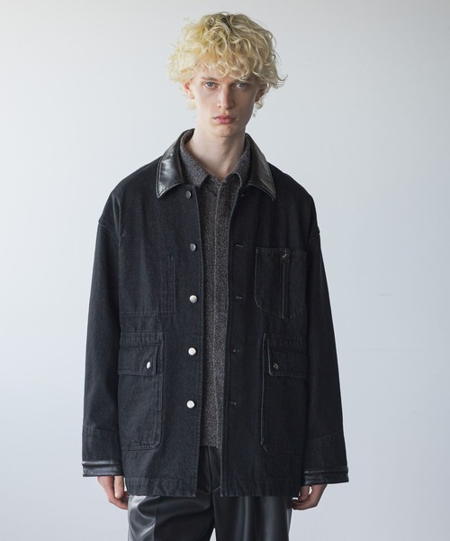 セール】レザーキリカエカーバーオール(HARE)（カバーオール）｜HARE