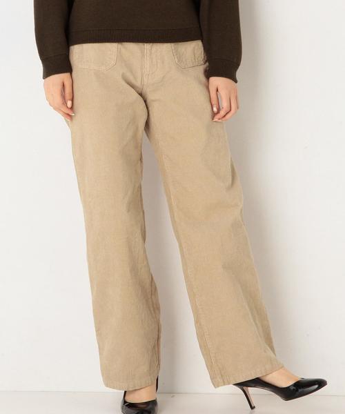 Another Edition(アナザーエディション)の「コーデュロイワイドパンツ/AEBC CORD WIDE PT◆(その他パンツ・レディース・ベージュ/ブラウン・MEDIUM/SMALL)」の1枚目の写真