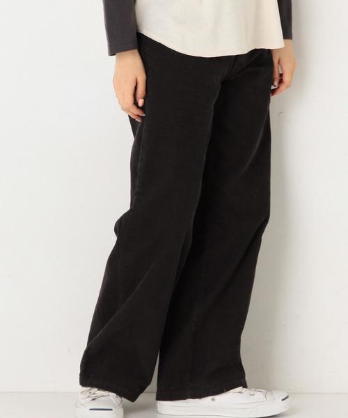 Another Edition(アナザーエディション)の「コーデュロイワイドパンツ/AEBC CORD WIDE PT◆(その他パンツ・レディース・ベージュ/ブラウン・MEDIUM/SMALL)」の2枚目の写真