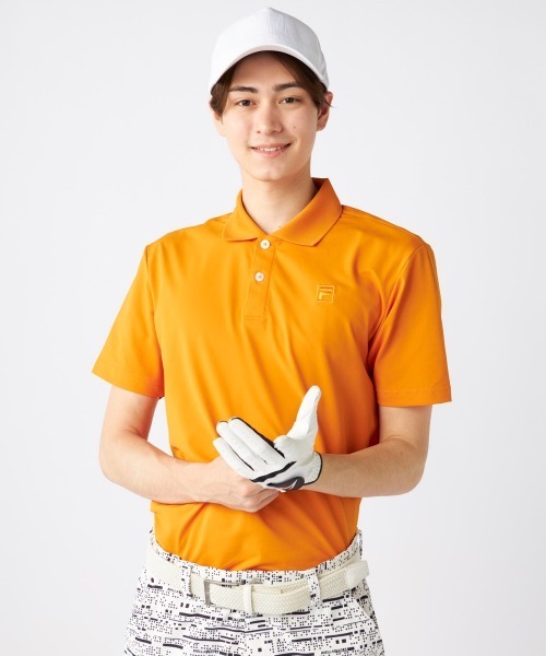 FILA GOLF(フィラゴルフ )の「【FILA GOLF/フィラゴルフ】半袖ポロシャツ ゴルフ 吸汗速乾 UVカット(シャツ/ブラウス・メンズ・ブラック/ネイビー/グレー/カーキ/オレンジ/ブルー・LARGE/X-LARGE/MEDIUM/XX-LARGE)」の6枚目の写真