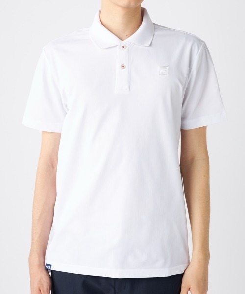 FILA GOLF(フィラゴルフ )の「【FILA GOLF/フィラゴルフ】半袖ポロシャツ ゴルフ 吸汗速乾 UVカット(シャツ/ブラウス・メンズ・ブラック/ネイビー/グレー/カーキ/オレンジ/ブルー・LARGE/X-LARGE/MEDIUM/XX-LARGE)」の9枚目の写真