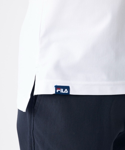 FILA GOLF(フィラゴルフ )の「【FILA GOLF/フィラゴルフ】半袖ポロシャツ ゴルフ 吸汗速乾 UVカット(シャツ/ブラウス・メンズ・ブラック/ネイビー/グレー/カーキ/オレンジ/ブルー・LARGE/X-LARGE/MEDIUM/XX-LARGE)」の13枚目の写真