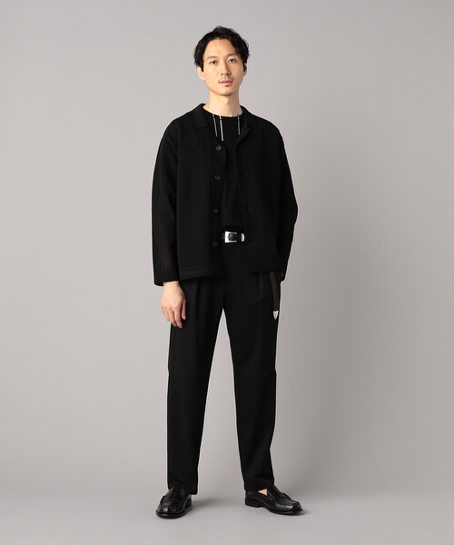 COMME CA MEN(コムサメン)の「ソロテックス レーヨンフィラメント ワンタックテーパードパンツ(その他パンツ・メンズ・ベージュ/ブラック/ダークブラウン・L/M)」の15枚目の写真