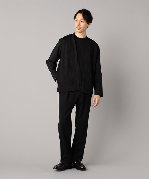 COMME CA MEN(コムサメン)の「ソロテックス レーヨンフィラメント ワンタックテーパードパンツ(その他パンツ・メンズ・ベージュ/ブラック/ダークブラウン・L/M)」の16枚目の写真