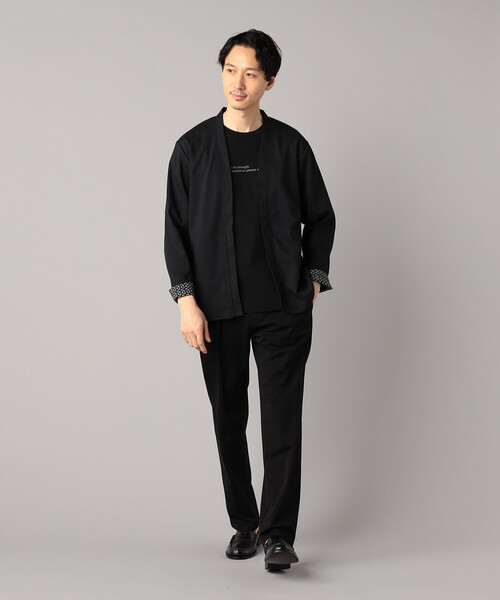 COMME CA MEN(コムサメン)の「ソロテックス レーヨンフィラメント ワンタックテーパードパンツ(その他パンツ・メンズ・ベージュ/ブラック/ダークブラウン・L/M)」の17枚目の写真