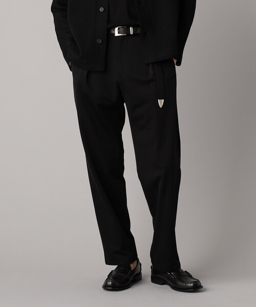 COMME CA MEN(コムサメン)の「ソロテックス レーヨンフィラメント ワンタックテーパードパンツ(その他パンツ・メンズ・ベージュ/ブラック/ダークブラウン・L/M)」の18枚目の写真