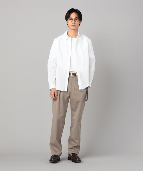 COMME CA MEN(コムサメン)の「ソロテックス レーヨンフィラメント ワンタックテーパードパンツ(その他パンツ・メンズ・ベージュ/ブラック/ダークブラウン・L/M)」の20枚目の写真