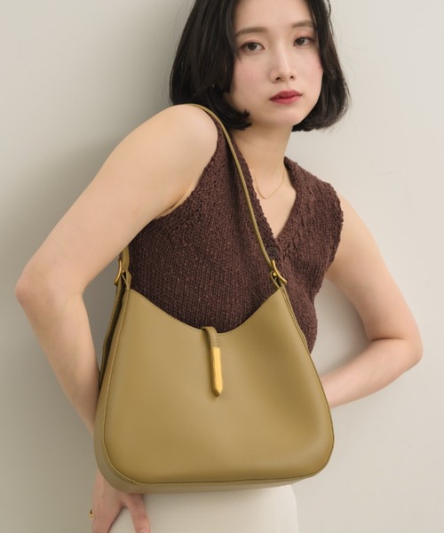 ポーチ付き！】ラウンドトートバッグ（ショルダーバッグ）｜NEUNA