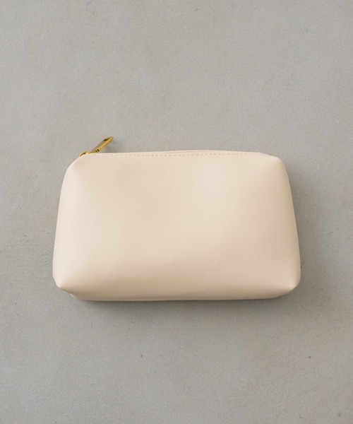 NEUNA（ヌナ）の「【ポーチ付き！】ラウンドトートバッグ（ショルダーバッグ・レディース・ブラウン/グレー/アイボリー/ブラック/カーキ・FREE）」の7枚目の写真