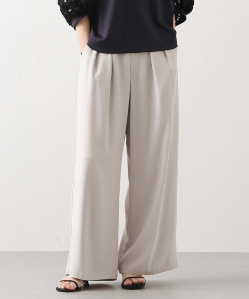 Gready Brilliant（グレディブリリアン）の「２タックワイドパンツ（その他パンツ・レディース・ブラック/グレイッシュベージュ/ブラウン・36/38）」の3枚目の写真