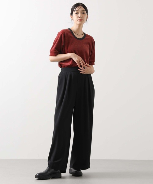 Gready Brilliant（グレディブリリアン）の「２タックワイドパンツ（その他パンツ・レディース・ブラック/グレイッシュベージュ/ブラウン・36/38）」の4枚目の写真