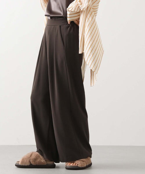 Gready Brilliant（グレディブリリアン）の「２タックワイドパンツ（その他パンツ・レディース・ブラック/グレイッシュベージュ/ブラウン・36/38）」の16枚目の写真