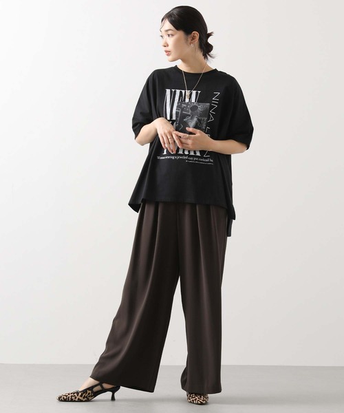 Gready Brilliant（グレディブリリアン）の「２タックワイドパンツ（その他パンツ・レディース・ブラック/グレイッシュベージュ/ブラウン・36/38）」の21枚目の写真