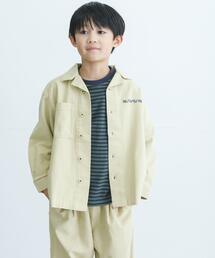 URBAN RESEARCH DOORS | 『WEB/一部店舗限定サイズ』 『セットアップ対応』 オープンカラーロゴ刺繍シャツ(KIDS)(Tシャツ/カットソー)
