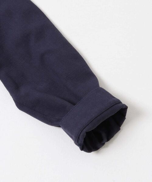 URBAN RESEARCH DOORS（アーバンリサーチドアーズ）の「『WEB/一部店舗限定サイズ』 『セットアップ対応』 オープンカラーロゴ刺繍シャツ(KIDS)（Tシャツ/カットソー・キッズ・ベージュ/ネイビー・120/135/150）」の5枚目の写真