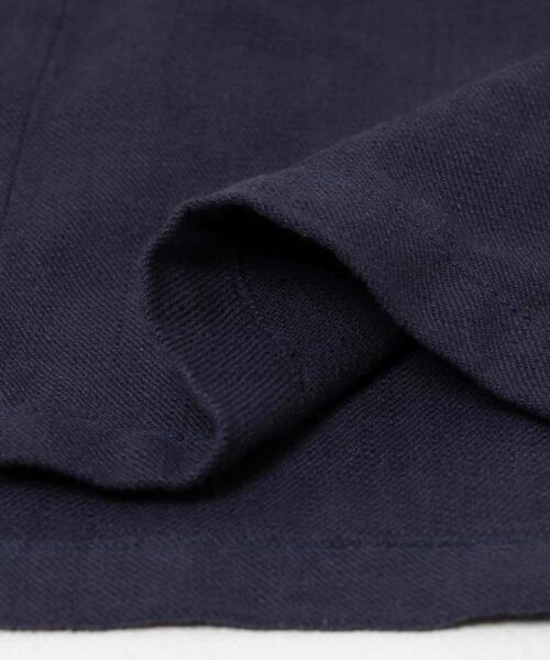 URBAN RESEARCH DOORS（アーバンリサーチドアーズ）の「『WEB/一部店舗限定サイズ』 『セットアップ対応』 オープンカラーロゴ刺繍シャツ(KIDS)（Tシャツ/カットソー・キッズ・ベージュ/ネイビー・120/135/150）」の9枚目の写真