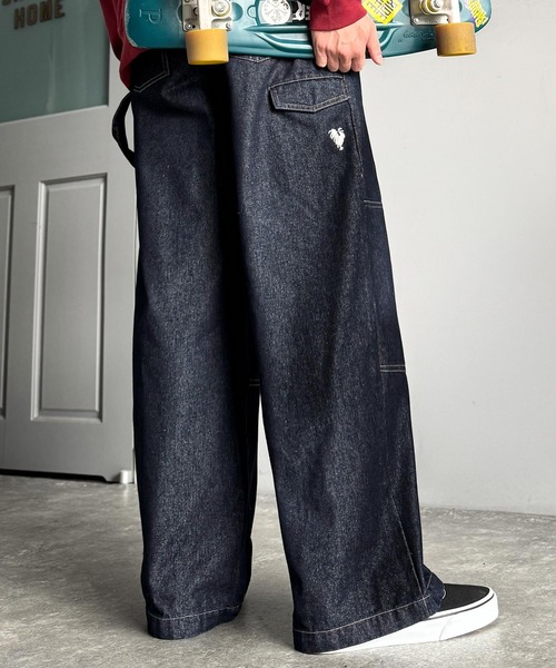 Classical Origin(クラシカルオリジン)の「ダブルニー仕様ペインターワークパンツ/Double Knee Painter Work Pants(チノパンツ・メンズ・ブラック/ベージュ/インディゴブルー・LARGE/MEDIUM/SMALL)」の12枚目の写真