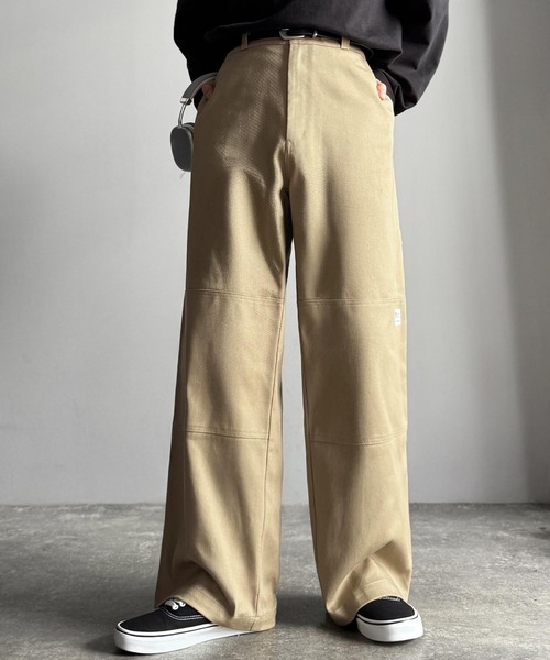 Classical Origin(クラシカルオリジン)の「ダブルニー仕様ペインターワークパンツ/Double Knee Painter Work Pants(チノパンツ・メンズ・ブラック/ベージュ/インディゴブルー・LARGE/MEDIUM/SMALL)」の11枚目の写真