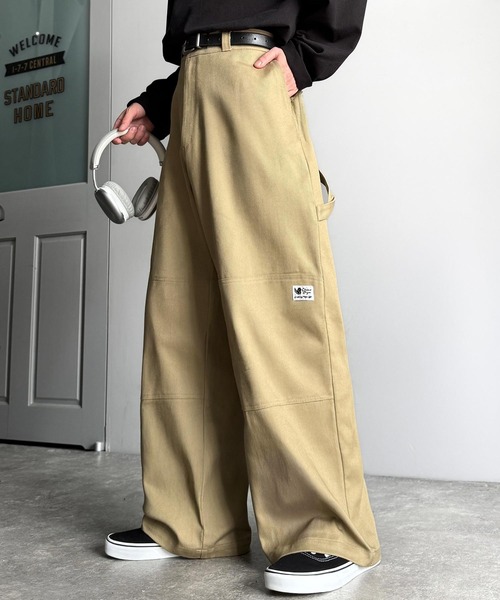 Classical Origin(クラシカルオリジン)の「ダブルニー仕様ペインターワークパンツ/Double Knee Painter Work Pants(チノパンツ・メンズ・ブラック/ベージュ/インディゴブルー・LARGE/MEDIUM/SMALL)」の10枚目の写真