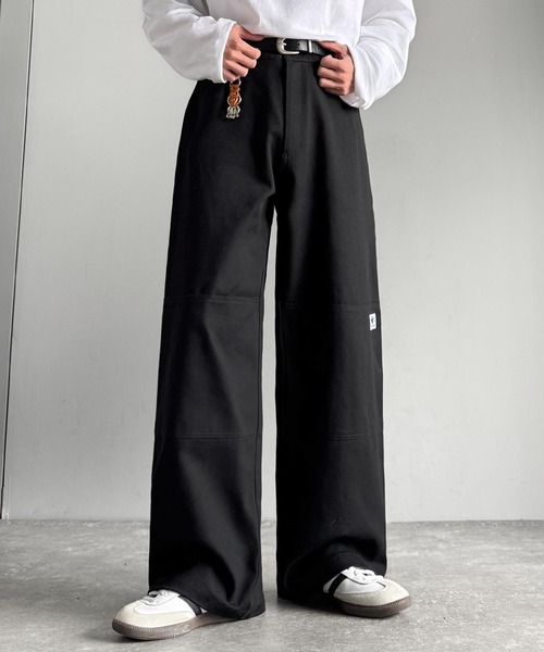 Classical Origin(クラシカルオリジン)の「ダブルニー仕様ペインターワークパンツ/Double Knee Painter Work Pants(チノパンツ・メンズ・ブラック/ベージュ/インディゴブルー・LARGE/MEDIUM/SMALL)」の9枚目の写真