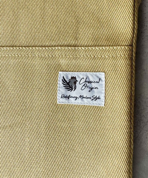 Classical Origin(クラシカルオリジン)の「ダブルニー仕様ペインターワークパンツ/Double Knee Painter Work Pants(チノパンツ・メンズ・ブラック/ベージュ/インディゴブルー・LARGE/MEDIUM/SMALL)」の17枚目の写真