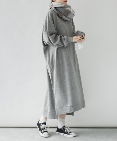 セール】裏起毛ワイドワンピース（ワンピース）｜RCD（アールシー