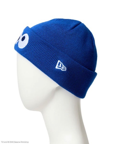 NEW ERA（ニューエラ）の「【NEW ERA】Kid's ベーシック カフニット SESAME STREET セサミストリート FACE [SSL]（ニットキャップ/ビーニー・キッズ・ブルー/レッド・F）」の6枚目の写真