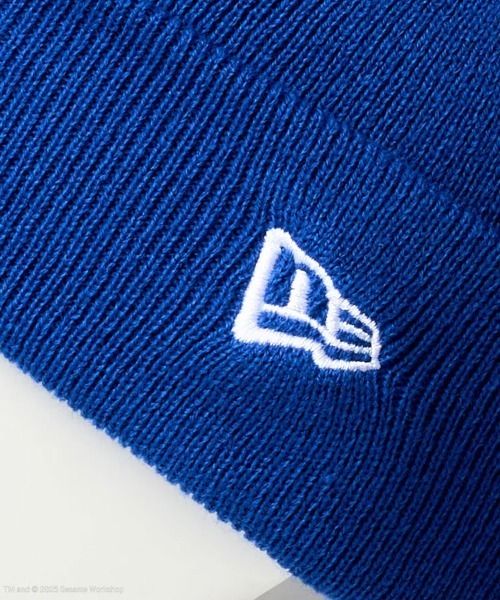 NEW ERA（ニューエラ）の「【NEW ERA】Kid's ベーシック カフニット SESAME STREET セサミストリート FACE [SSL]（ニットキャップ/ビーニー・キッズ・ブルー/レッド・F）」の8枚目の写真
