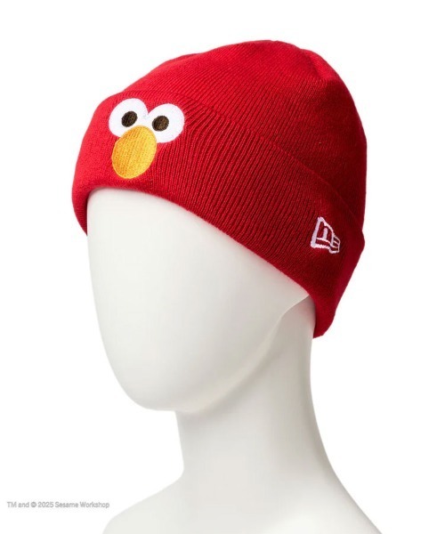 NEW ERA（ニューエラ）の「【NEW ERA】Kid's ベーシック カフニット SESAME STREET セサミストリート FACE [SSL]（ニットキャップ/ビーニー・キッズ・ブルー/レッド・F）」の9枚目の写真