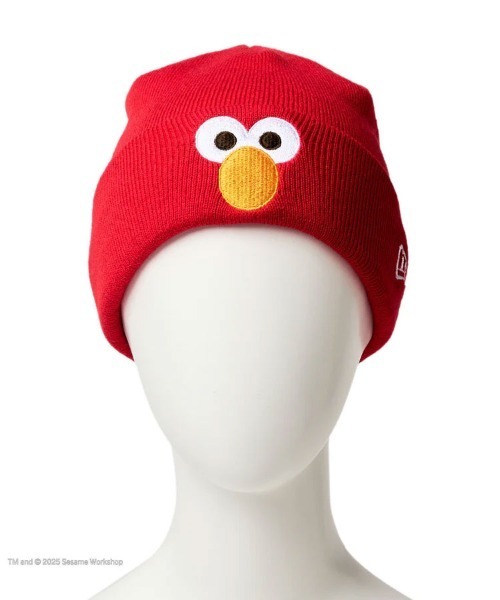 NEW ERA（ニューエラ）の「【NEW ERA】Kid's ベーシック カフニット SESAME STREET セサミストリート FACE [SSL]（ニットキャップ/ビーニー・キッズ・ブルー/レッド・F）」の11枚目の写真