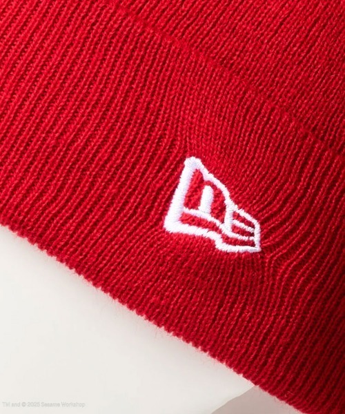 NEW ERA（ニューエラ）の「【NEW ERA】Kid's ベーシック カフニット SESAME STREET セサミストリート FACE [SSL]（ニットキャップ/ビーニー・キッズ・ブルー/レッド・F）」の14枚目の写真