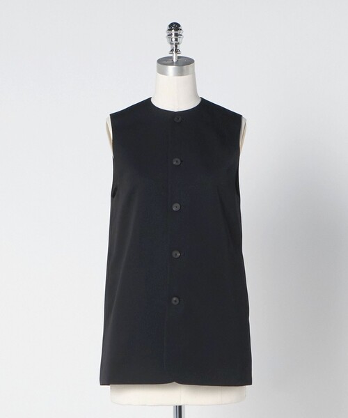 【LOEFFロエフ】 ベスト　ジレ LOEFF ロエフ ジレ ベスト ジッパー - メルカリ