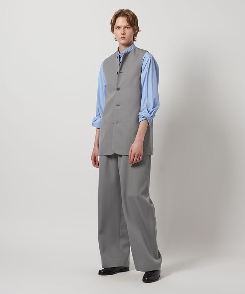 LOEFF(ロエフ)の「<LOEFF>ギャバジン ベスト(ベスト・レディース・グレー/ブラック・0/1)」の6枚目の写真