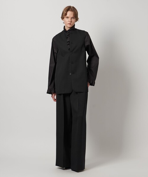 LOEFF(ロエフ)の「<LOEFF>ギャバジン ベスト(ベスト・レディース・グレー/ブラック・0/1)」の10枚目の写真