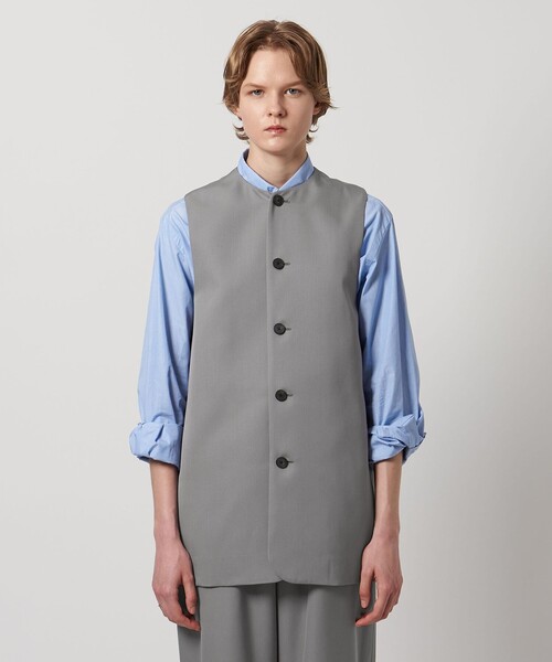 LOEFF＞ギャバジン ベスト（ベスト）｜LOEFF（ロエフ）のファッション