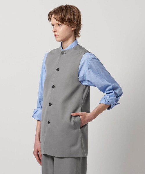 LOEFF(ロエフ)の「<LOEFF>ギャバジン ベスト(ベスト・レディース・グレー/ブラック・0/1)」の12枚目の写真