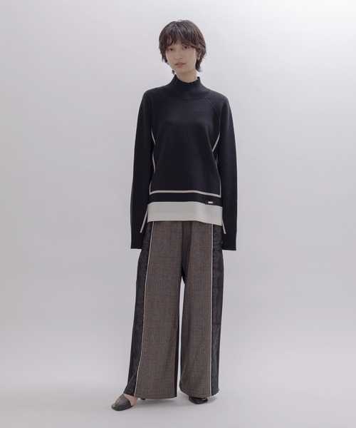 Eimee Law(エイミーロウ)の「レースレイヤードグレンチェックパンツ(その他パンツ・レディース・ダークグレー/ブラウン・MEDIUM)」の19枚目の写真