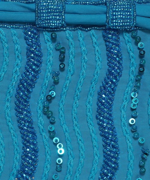 BIGOTRE（ビゴター）の「SATURDAY AIRY MINI（ショルダーバッグ・レディース・ブルー/ベージュ・ONE SIZE）」の7枚目の写真