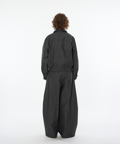 WISH FOR EVER（ウィッシュフォーエバー）の「ASSORT SUPER BAGGY STUDS DESIGNS DOUBLE POCKET SLACKS（SETUP）/アソートスーパーバギースタッズデザインダブルポケットスラックス(セットアップ)（スラックス・メンズ・ブラック/その他/チャコールグレー・LARGE/MEDIUM/SMALL）」の17枚目の写真