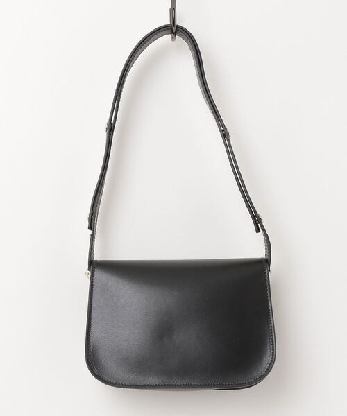 ROSE BUD(ローズバッド)の「(MILLELA FIRENZE)SMOOTH LEATHER SHOULDER BAG(ショルダーバッグ・レディース・ブラック/バーガンディー・ONE SIZE)」の14枚目の写真