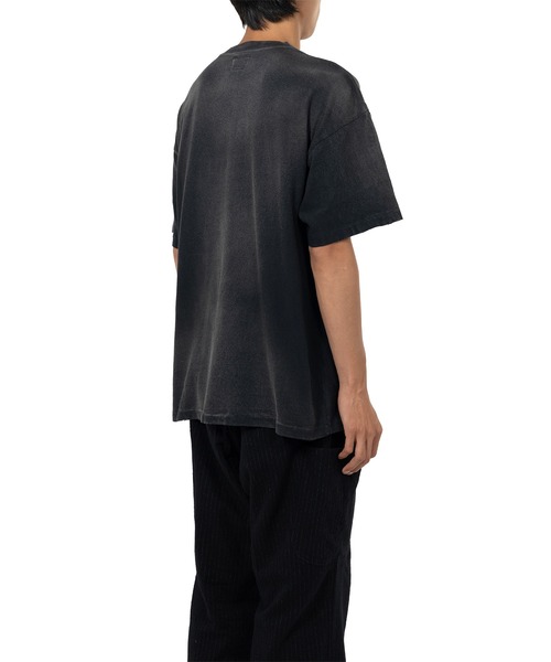 KAMIYA（カミヤ）の「"Messenger Pigeon" Distressed T-shirt（Tシャツ/カットソー・メンズ・ブラック/ホワイト・M/S）」の11枚目の写真