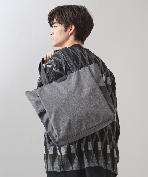 THE SHOP TK (ザ ショップ ティーケー )の「10ポケットトートバッグ(トートバッグ・メンズ・ブラック/ダークグレー・00)」の3枚目の写真