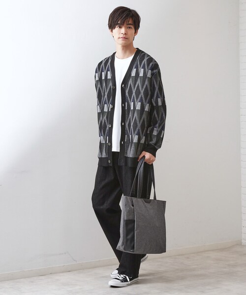 THE SHOP TK (ザ ショップ ティーケー )の「10ポケットトートバッグ(トートバッグ・メンズ・ブラック/ダークグレー・00)」の4枚目の写真