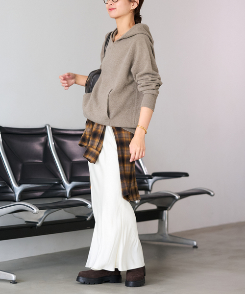 ≪追加≫圧縮ウールフードプルオーバー（ニット/セーター）｜FRAMeWORK